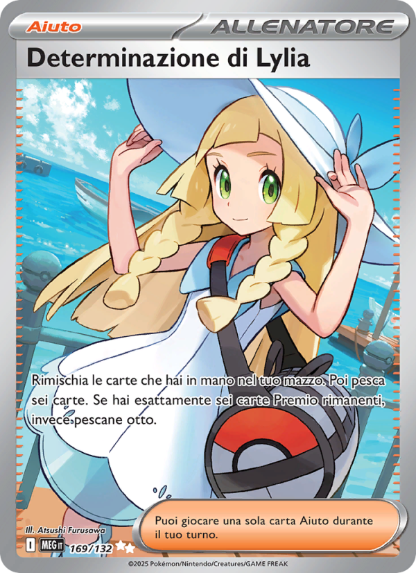 Determinazione di Lylia 169/188 — Mega Evolution (Italian Pokémon TCG card)