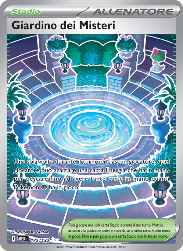 Giardino dei Misteri 172/188 — Mega Evolution (Italian Pokémon TCG card)