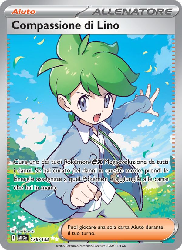 Compassione di Lino 176/188 — Mega Evolution (Italian Pokémon TCG card)