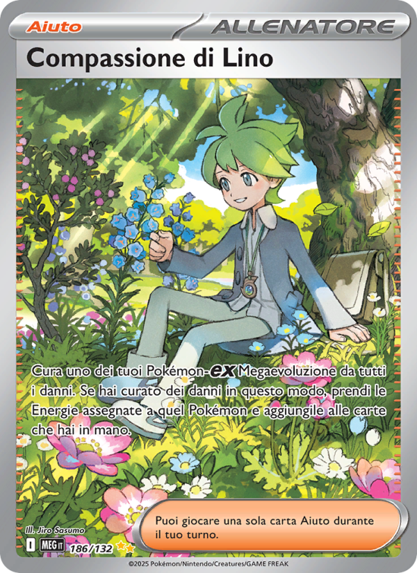 Compassione di Lino 186/188 — Mega Evolution (Italian Pokémon TCG card)