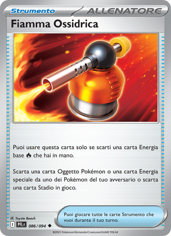 Fiamma Ossidrica 086/130 — Phantasmal Flames (Italian Pokémon TCG card)