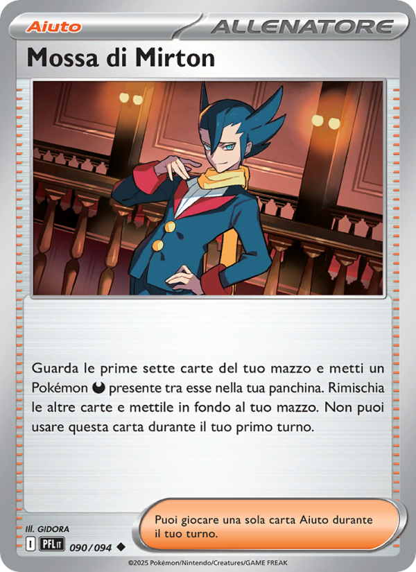 Mossa di Mirton 090/130 — Phantasmal Flames (Italian Pokémon TCG card)