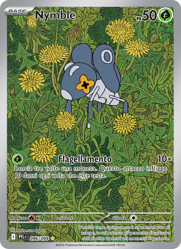 Nymble 096/130 — Phantasmal Flames (Italian Pokémon TCG card)