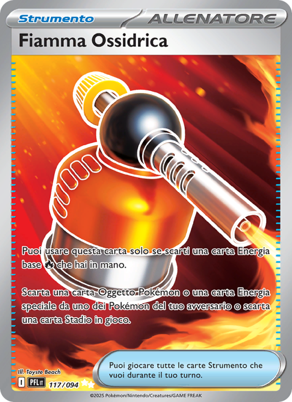Fiamma Ossidrica 117/130 — Phantasmal Flames (Italian Pokémon TCG card)