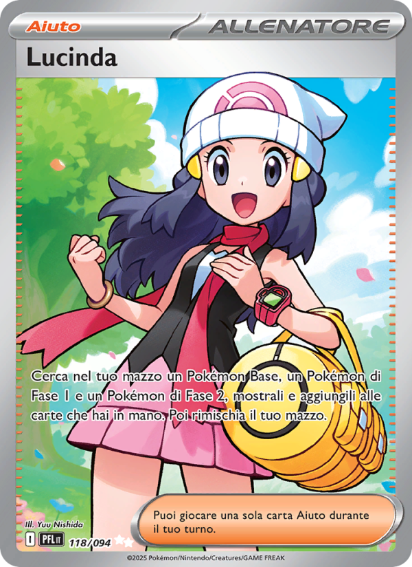 Lucinda 118/130 — Phantasmal Flames (Italian Pokémon TCG card)