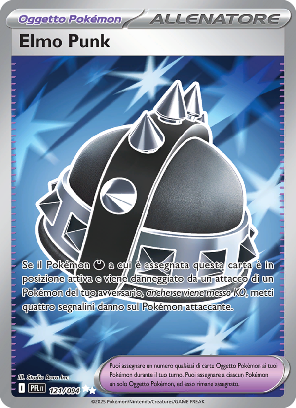 Elmo Punk 121/130 — Phantasmal Flames (Italian Pokémon TCG card)
