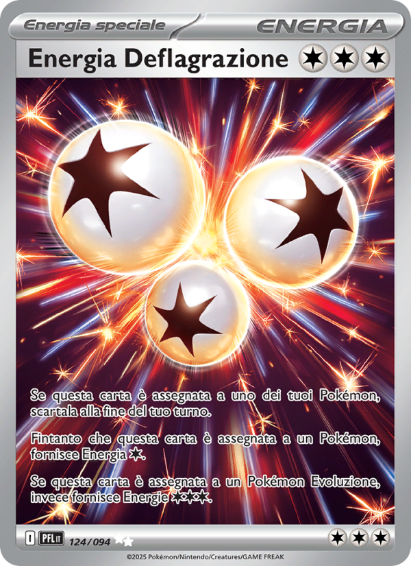 Energia Deflagrazione 124/130 — Phantasmal Flames (Italian Pokémon TCG card)