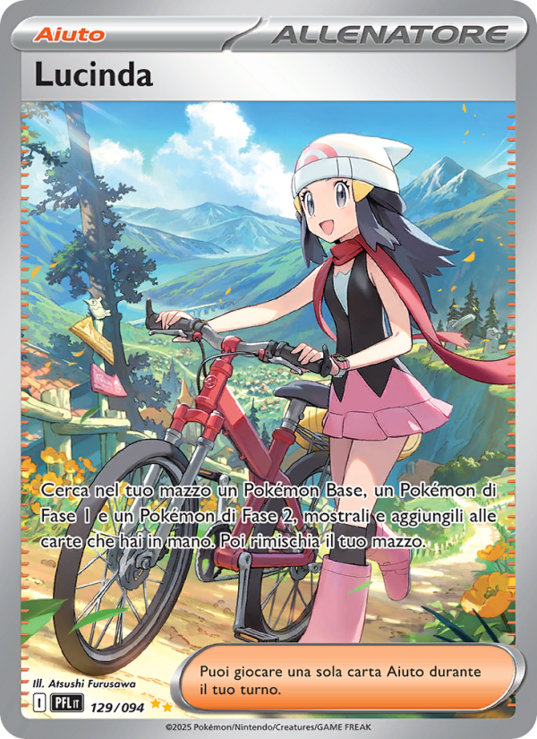 Lucinda 129/130 — Phantasmal Flames (Italian Pokémon TCG card)