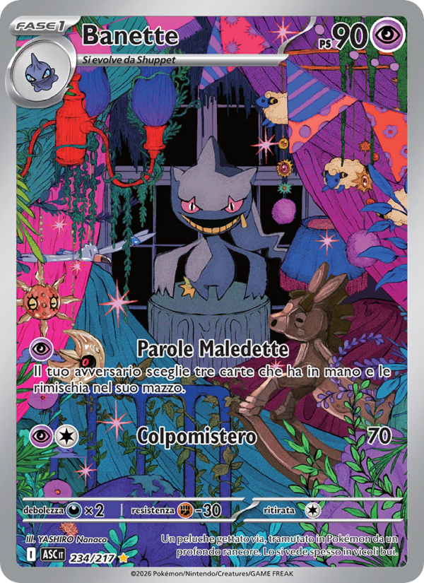 Banette 234/217 — Ascesa Eroica (Italian Pokémon TCG card)