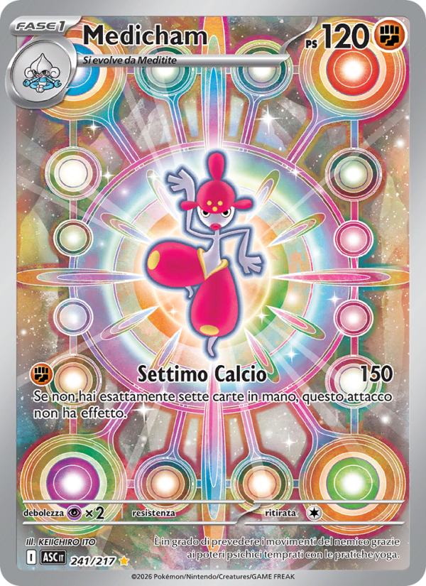 Medicham 241/217 — Ascesa Eroica (Italian Pokémon TCG card)