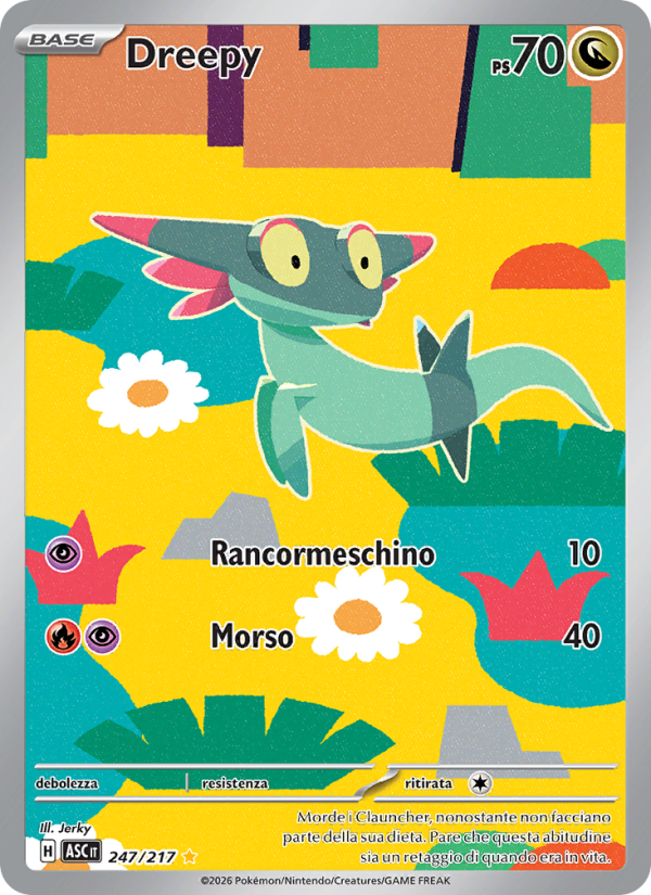 Dreepy 247/217 — Ascesa Eroica (Italian Pokémon TCG card)