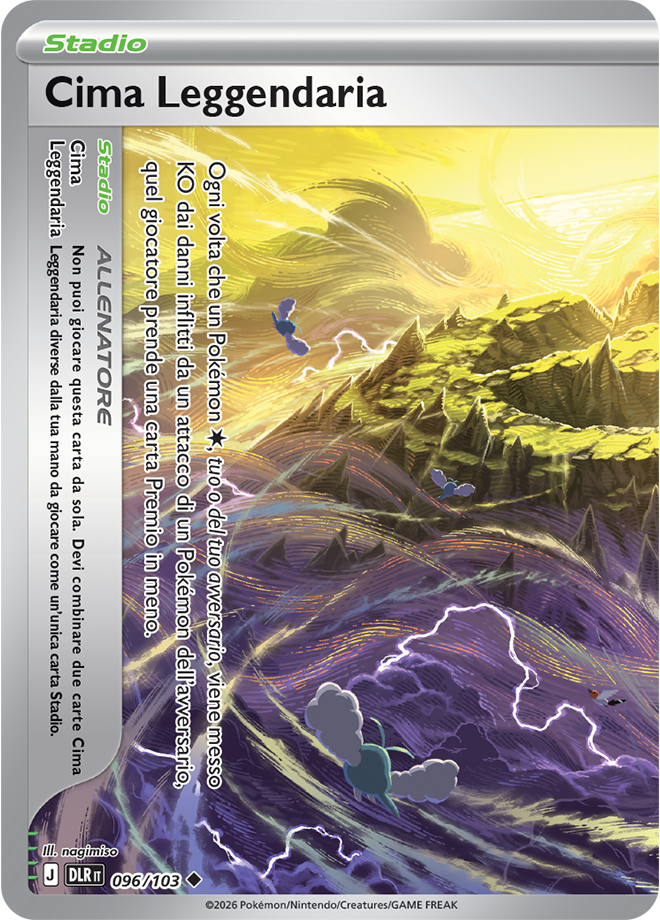 Cima Leggendaria 096/103 — Delta Reign (Italian Pokémon TCG card)
