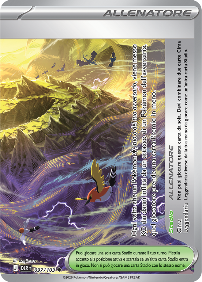 Cima Leggendaria 097/103 — Delta Reign (Italian Pokémon TCG card)