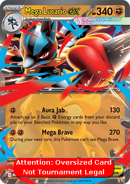 Mega Lucario ex 012/10 — MEP Black Star Promos (Italian Pokémon TCG card)