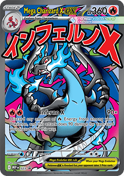Mega Charizard X ex 023/10 — MEP Black Star Promos (Italian Pokémon TCG card)