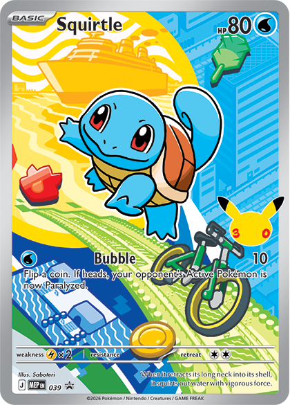 Squirtle 039/10 — MEP Black Star Promos (Italian Pokémon TCG card)