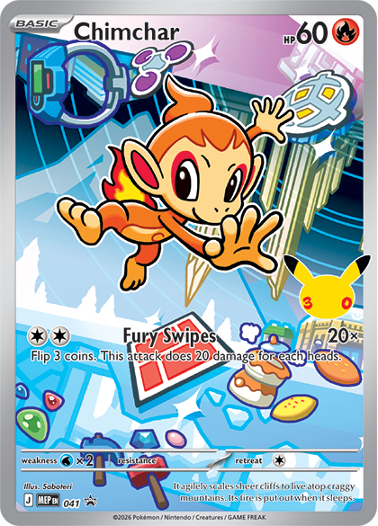 Chimchar 041/10 — MEP Black Star Promos (Italian Pokémon TCG card)