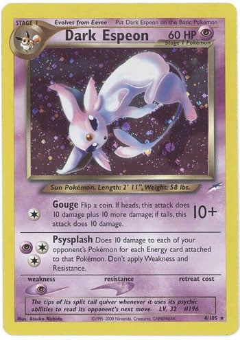 Dark Espeon 004 — Neo Destiny (Italian Pokémon TCG card)