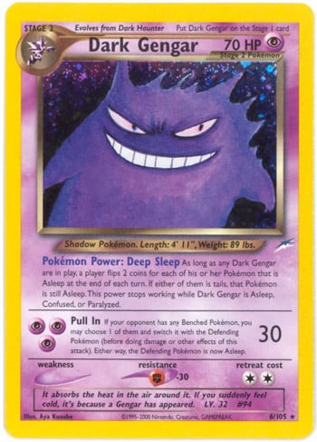 Dark Gengar 006 — Neo Destiny (Italian Pokémon TCG card)