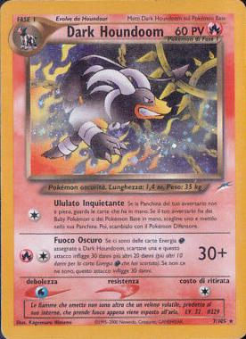 Dark Houndoom 007 — Neo Destiny (Italian Pokémon TCG card)