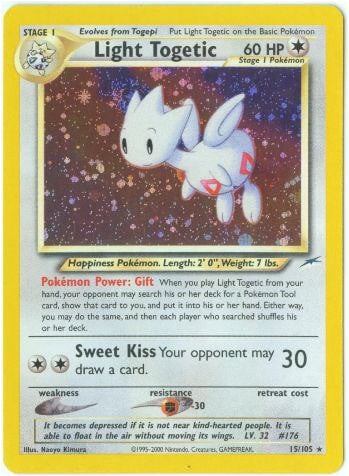 Light Togetic 015 — Neo Destiny (Italian Pokémon TCG card)