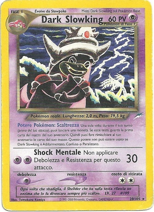 Dark Slowking 020 — Neo Destiny (Italian Pokémon TCG card)
