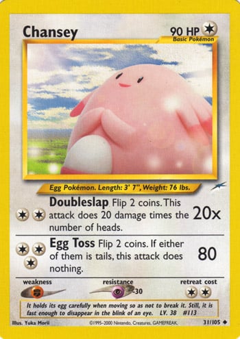 Chansey 031 — Neo Destiny (Italian Pokémon TCG card)