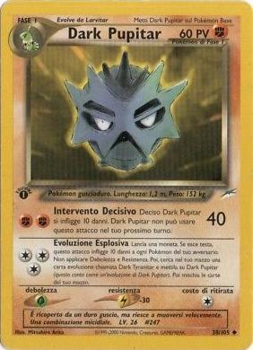 Dark Pupitar 038 — Neo Destiny (Italian Pokémon TCG card)