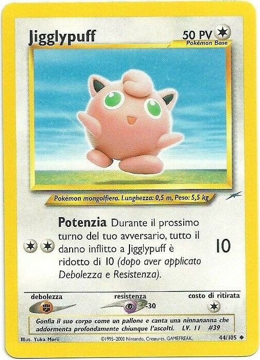 Jigglypuff 044 — Neo Destiny (Italian Pokémon TCG card)