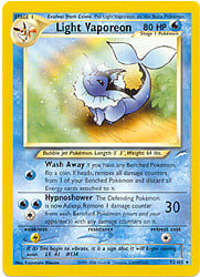 Light Vaporeon 052 — Neo Destiny (Italian Pokémon TCG card)