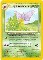 Light Venomoth 053 — Neo Destiny (Italian Pokémon TCG card)