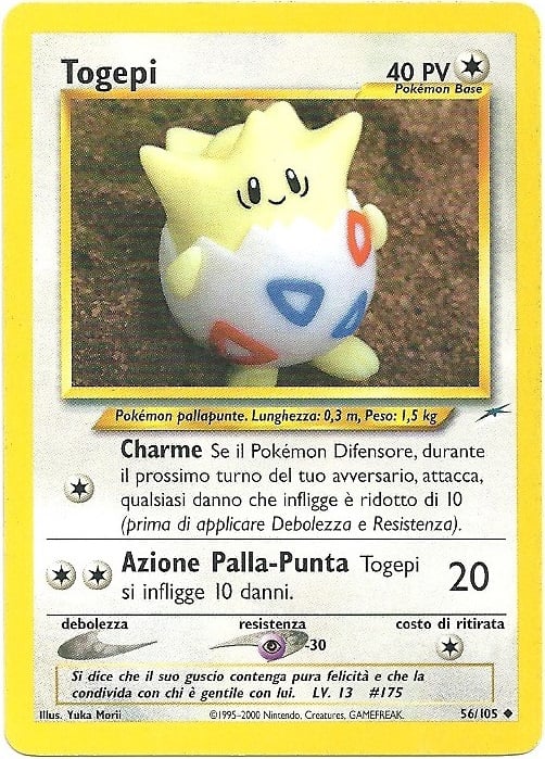 Togepi 056 — Neo Destiny (Italian Pokémon TCG card)