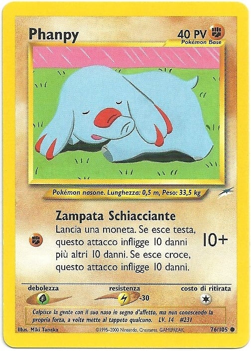 Phanpy 076 — Neo Destiny (Italian Pokémon TCG card)