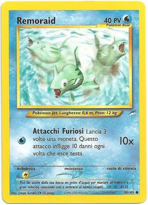 Remoraid 080 — Neo Destiny (Italian Pokémon TCG card)