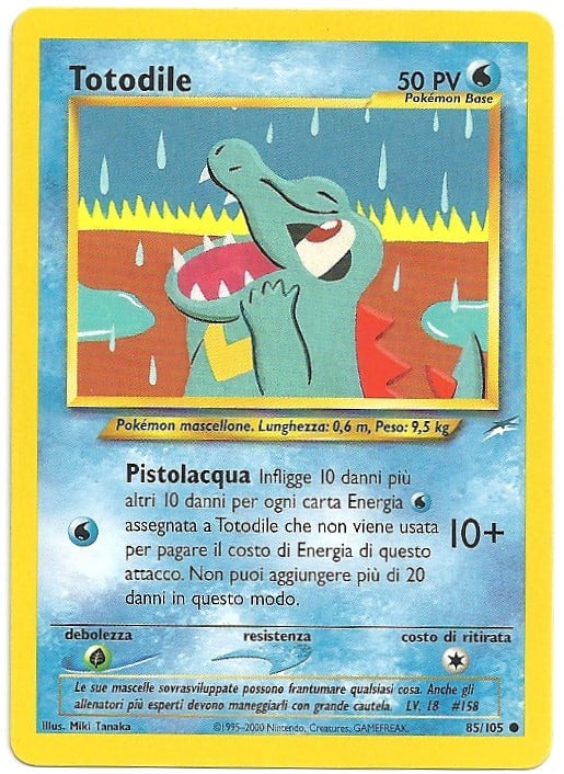 Totodile 085 — Neo Destiny (Italian Pokémon TCG card)