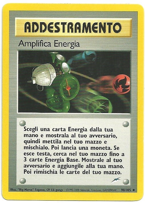 Amplifica Energia 098 — Neo Destiny (Italian Pokémon TCG card)