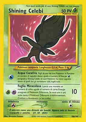 Shining Celebi 106 — Neo Destiny (Italian Pokémon TCG card)