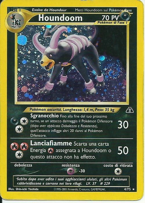 Houndoom 023 — Neo Discovery (Italian Pokémon TCG card)