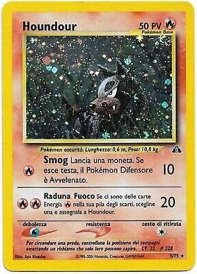 Houndour 024 — Neo Discovery (Italian Pokémon TCG card)