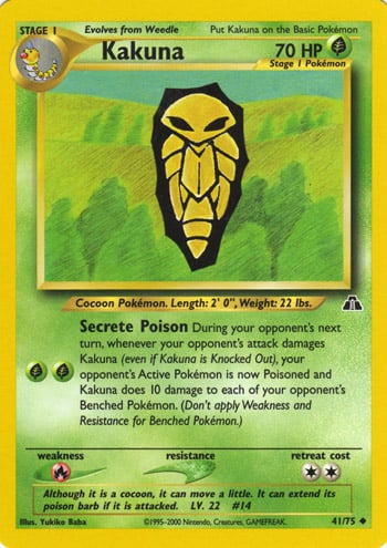Kakuna 041 — Neo Discovery (Italian Pokémon TCG card)