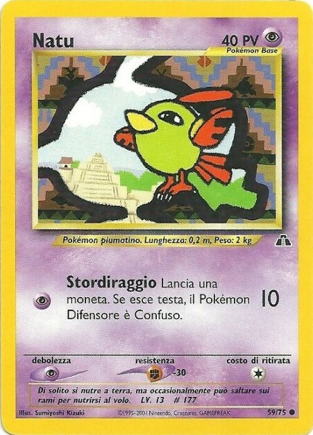 Natu 059 — Neo Discovery (Italian Pokémon TCG card)