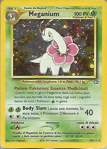 Meganium 010 — Neo Genesis (Italian Pokémon TCG card)