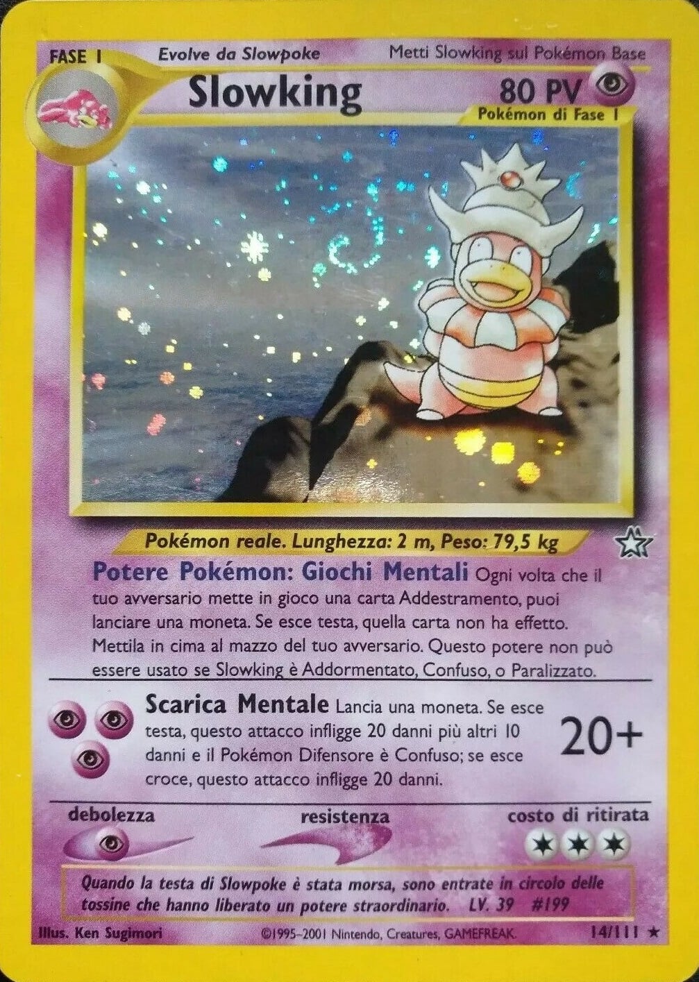 Slowking 014 — Neo Genesis (Italian Pokémon TCG card)
