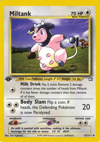 Miltank 041 — Neo Genesis (Italian Pokémon TCG card)