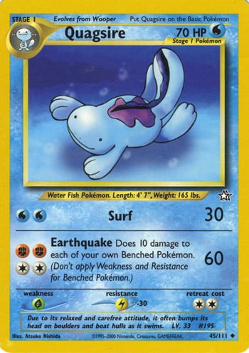 Quagsire 045 — Neo Genesis (Italian Pokémon TCG card)
