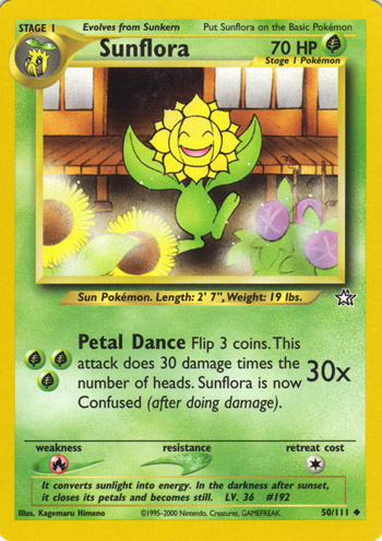 Sunflora 050 — Neo Genesis (Italian Pokémon TCG card)