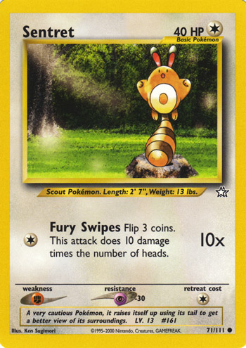 Sentret 071 — Neo Genesis (Italian Pokémon TCG card)