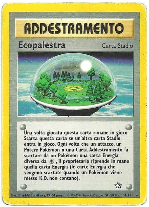Ecopalestra 084 — Neo Genesis (Italian Pokémon TCG card)