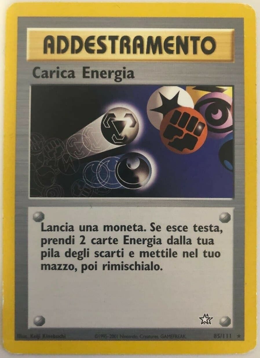 Carica Energia 085 — Neo Genesis (Italian Pokémon TCG card)