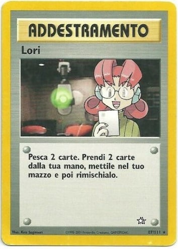 Lori 087 — Neo Genesis (Italian Pokémon TCG card)